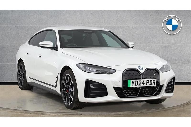 White Used 2024 BMW i4 M Sport Sedan | £38,993 (Super price) - Image 1/4