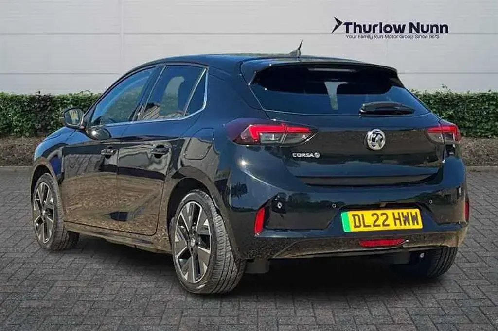 Used Vauxhall Corsa-e Elite 100 kW (136 HP) 2021 Black Hatchback