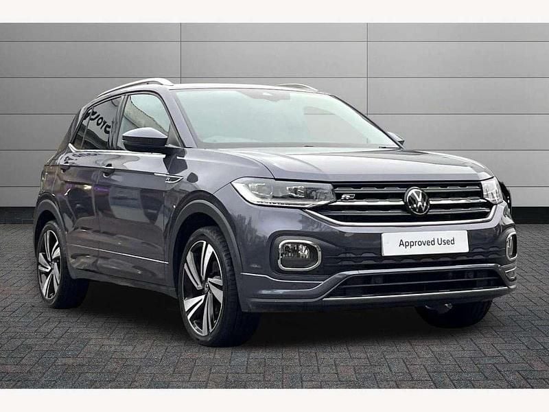 Grey Used 2023 VW T-Cross R-line SUV | £20,295 (Fair price) - Image 1/3
