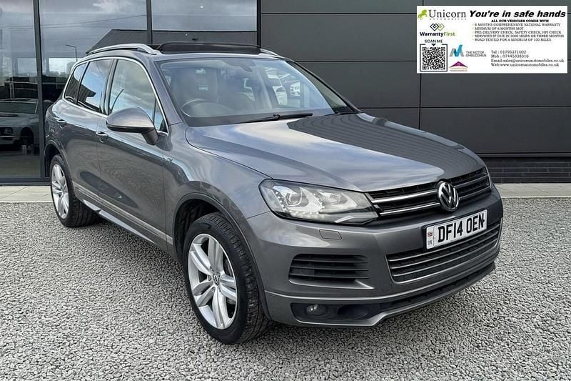 Grey Used 2014 VW Touareg R-line SUV | £10,990 (Fair price) - Image 1/4