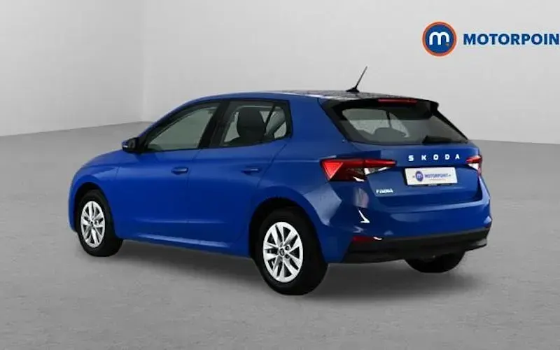 Used Skoda Fabia SE 80 HP (58 kW) 2025 Blue Hatchback