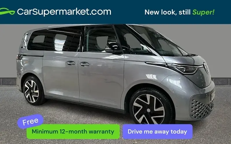 Usado VW ID. Buzz Pro 150 kW (204 HP) 2023 Prateado Monovolume