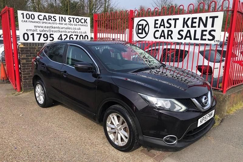 Used Nissan Qashqai Acenta+ 110 HP (80 kW) 2015 Black SUV