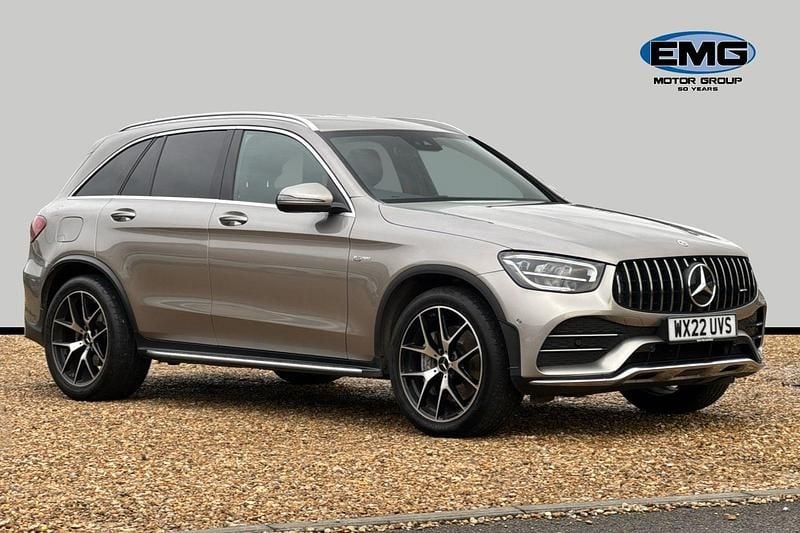 Silver Used 2022 Mercedes GLC43 AMG Premium Estate | £37,395 (Good price) - Image 1/3