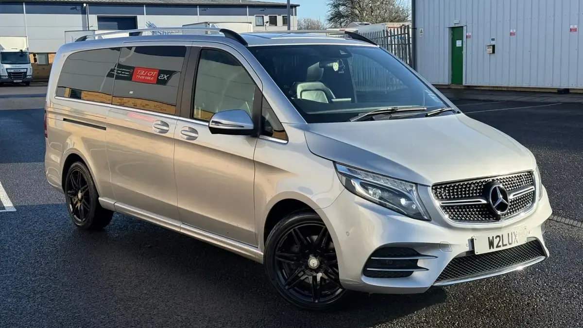 Used Mercedes V220 AMG line 163 HP (119 kW) 2017 Silver MPV