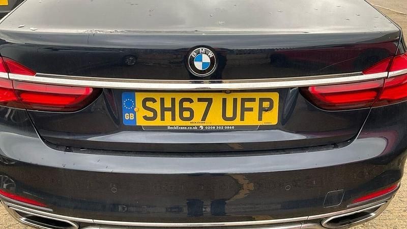 Used BMW 740L Exclusive 2017 Blue Sedan