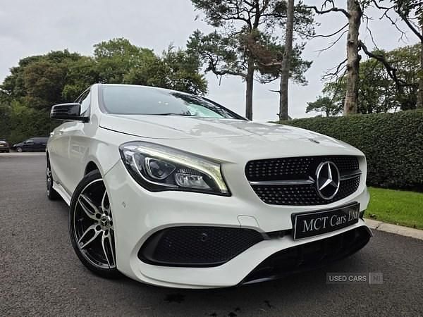 White Used 2017 Mercedes CLA200 AMG line Estate | £13,650 (Expensive) - Image 1/4
