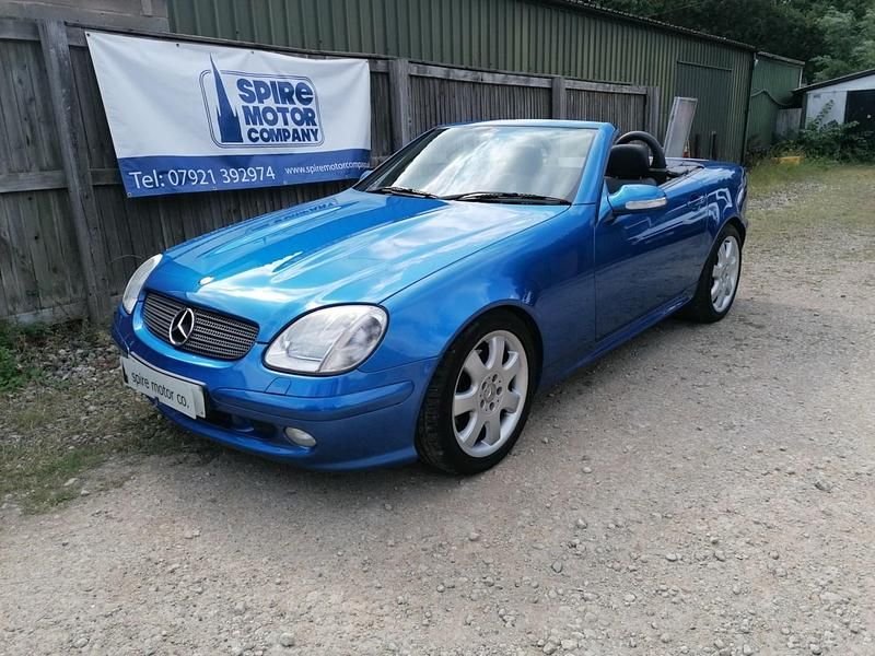 Used Mercedes SLK320 2000 Blue Cabriolet