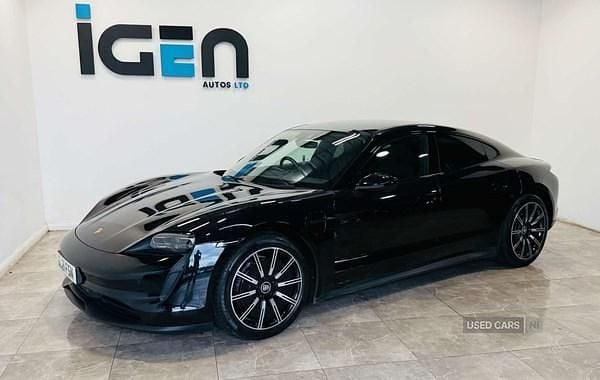 Black Used 2021 Porsche Taycan Sedan | £42,920 (Good price) - Image 1/3