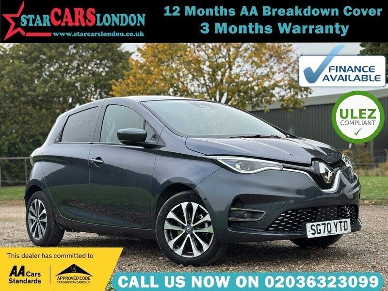 Grey Used 2020 Renault Zoe GT-Line Hatchback | £8,500 (Good price) - Image 1/3