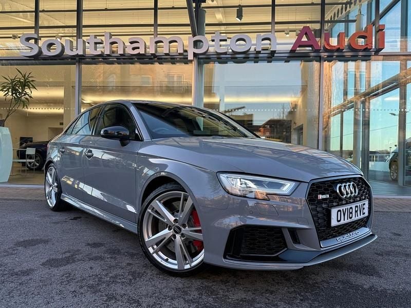 Grey Used 2018 Audi RS3 Black Edition Sedan | £35,290 (Fair price) - Image 1/4