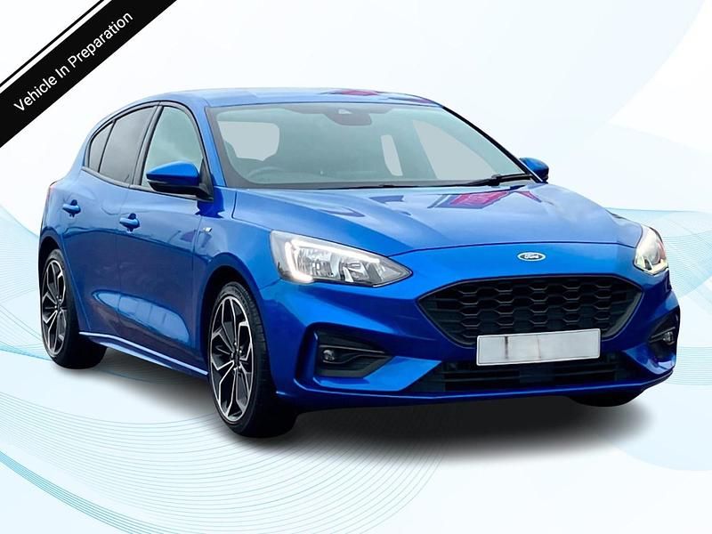 Blue Used 2019 Ford Focus ST-Line X Hatchback | £12,249 (Fair price) - Image 1/1