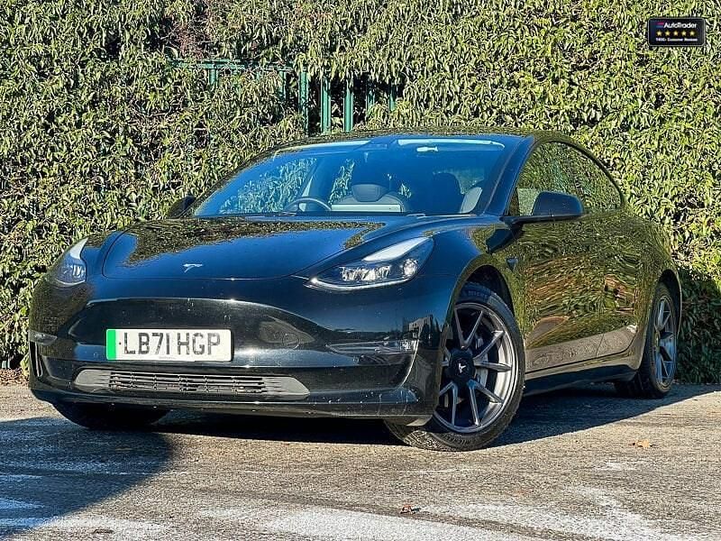 Used Tesla Model 3 Long Range AWD 254 kW (346 HP) 2021 Black Sedan