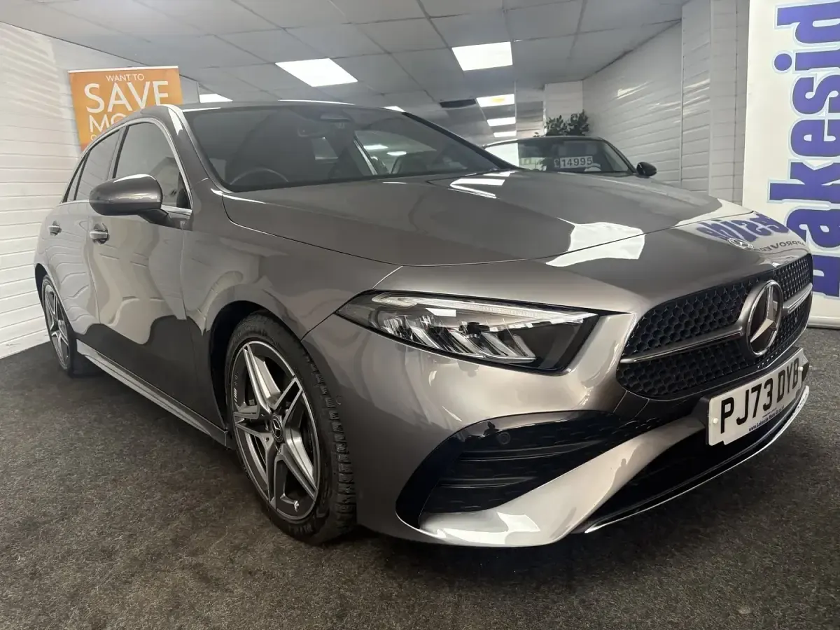 Used Mercedes A180 AMG line 136 HP (100 kW) 2023 Grey Hatchback