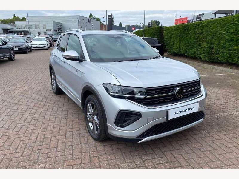 Silver New 2025 VW T-Cross R-line SUV | £24,991 (Good price) - Image 1/4