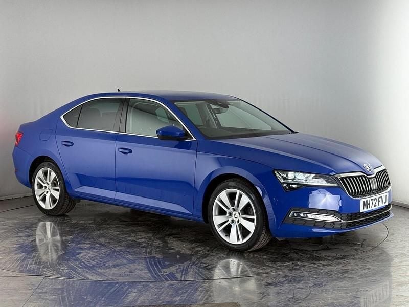 Blue Used 2023 Skoda Superb SE L Hatchback | £21,150 (Super price) - Image 1/4