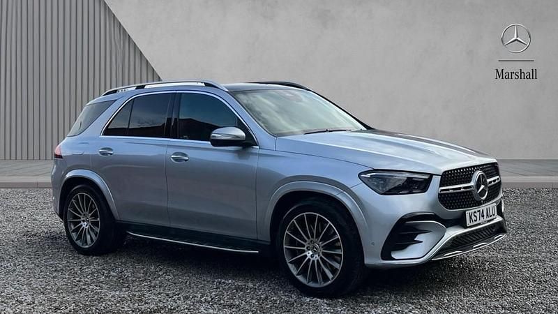 Used Mercedes GLE400 AMG Line Premium 381 HP (280 kW) 2024 Metallic paint hightech silver SUV