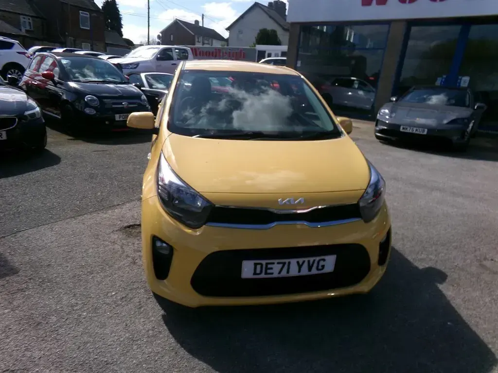 Used Kia Picanto 66 HP (48 kW) 2021 Yellow Hatchback