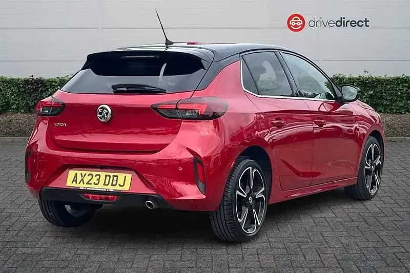 Used Vauxhall Corsa Ultimate 100 HP (73 kW) 2023 Red Hatchback