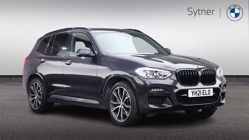 Grey Used 2021 BMW X3 M Sport SUV | £29,000 (Good price) - Image 1/4
