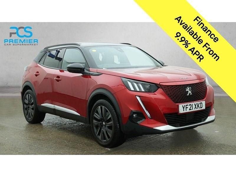 Used Peugeot 2008 Premium 100 kW (136 HP) 2021 Red SUV