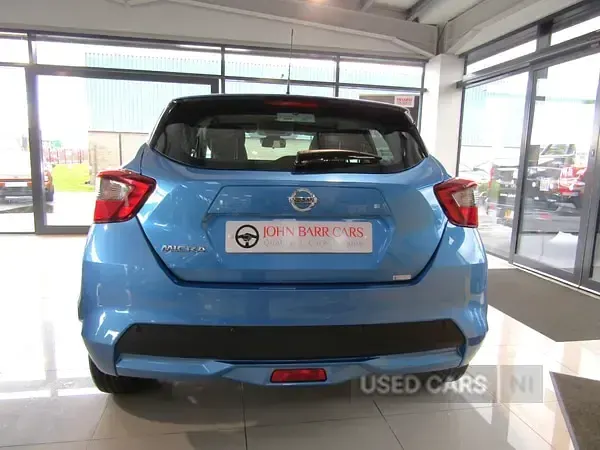 Used Nissan Micra Acenta 92 HP (67 kW) 2021 Blue Hatchback