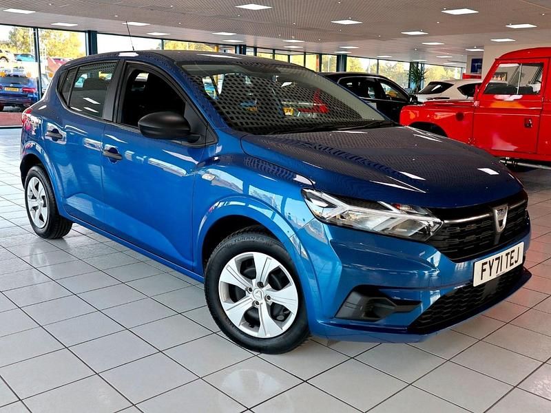 Blue Used 2021 Dacia Sandero Essentiel Hatchback | £9,689 (Fair price) - Image 1/4