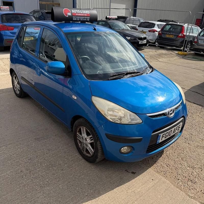 Usado Hyundai i10 Comfort 2010 Azul Citadino