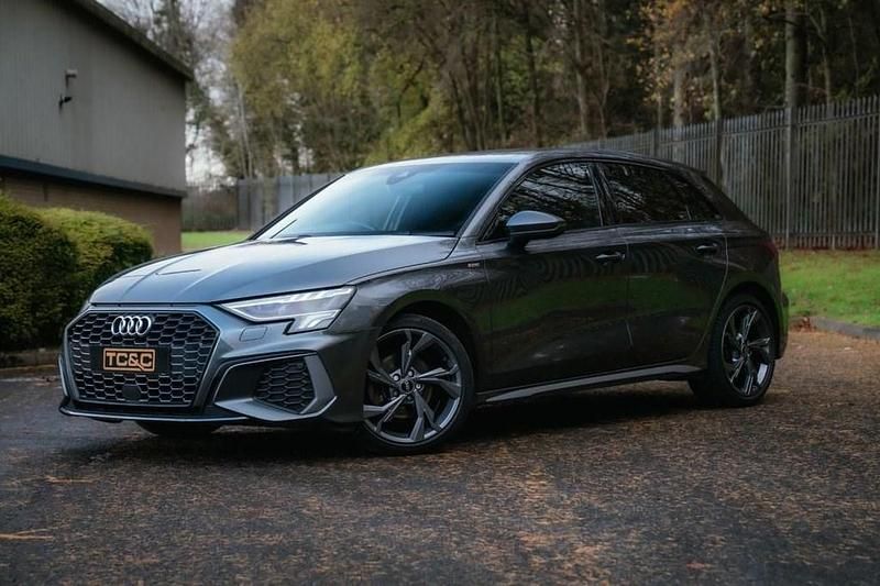 Grey Used 2022 Audi A3 Sportback S-Line Hatchback | £16,750 (Fair price) - Image 1/4