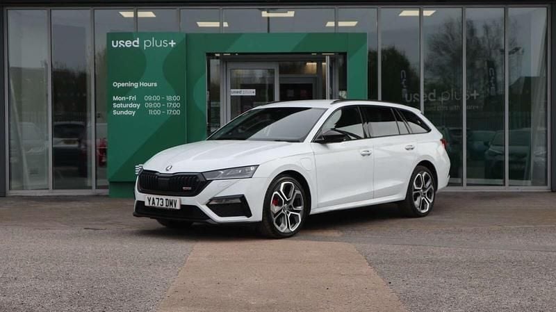 Used Skoda Octavia vRS 2023 White Estate