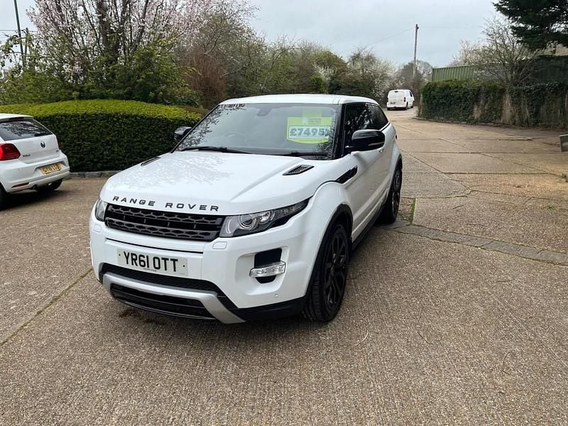 Used Land Rover Range Rover evoque Dynamic 190 HP (139 kW) 2011 White Coupe