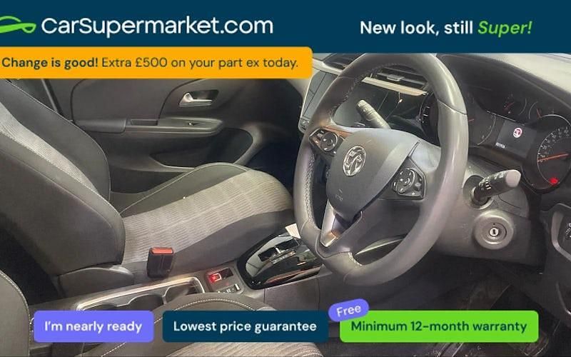 Used Vauxhall Corsa Design Edition 101 HP (74 kW) 2023 White Hatchback