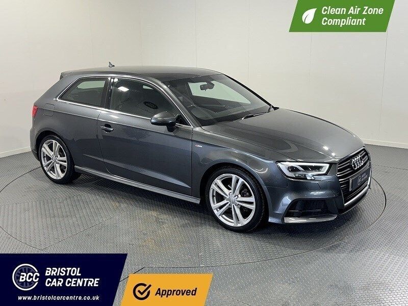 Grey Used 2016 Audi A3 S-Line Hatchback | £9,490 (A bit pricey) - Image 1/4