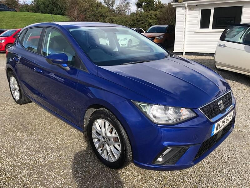 Blue Used 2019 Seat Ibiza SE Technology Hatchback | £7,997 (Good price) - Image 1/3