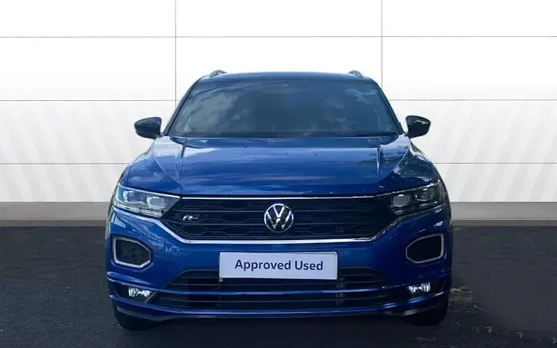 Used VW T-Roc R-line 150 HP (110 kW) 2021 Blue SUV