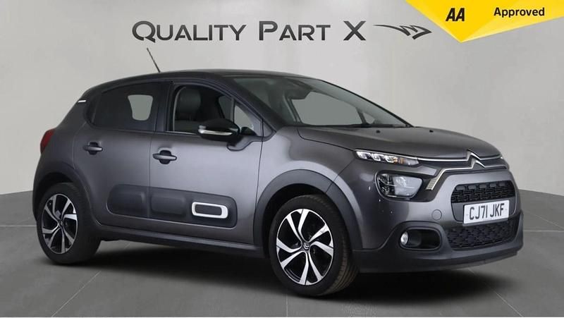 Grey Used 2022 Citroën C3 PureTech Hatchback | £7,950 (Good price) - Image 1/4