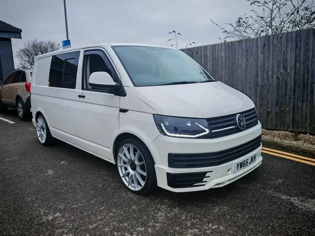 Begagnad VW Transporter Startline 2015 Vit Van