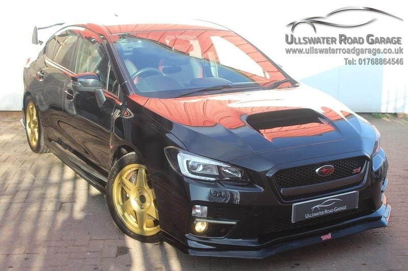 Black Used 2016 Subaru WRX STI Sedan | £23,995 (Fair price) - Image 1/4