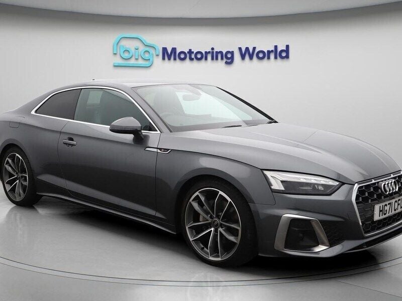 Grey Used 2022 Audi A5 S-Line Coupe | £23,700 (Super price) - Image 1/4