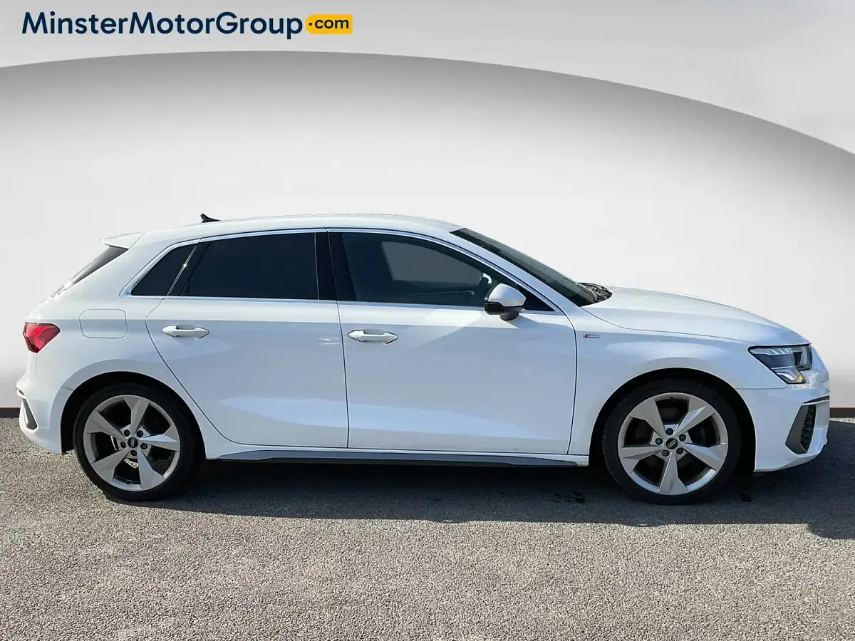 Used Audi A3 S-Line 150 HP (110 kW) 2021 White Sedan