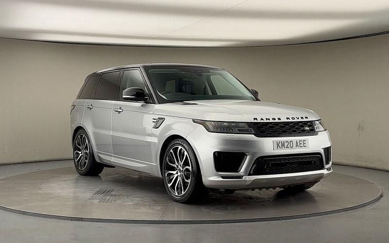 Indus silver Used 2020 Land Rover Range Rover Sport Autobiography Dynamic SUV | £34,750 (Fair price) - Image 1/4