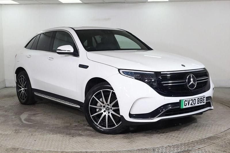 Used Mercedes EQC400 AMG line 88 kW (120 HP) 2020 White SUV