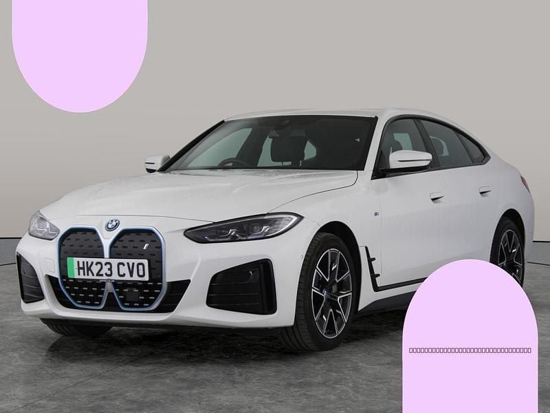 White Used 2023 BMW i4 M Sport Sedan | £30,243 (Good price) - Image 1/2