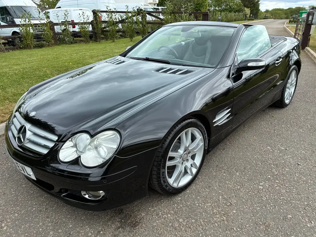 Käytetty Mercedes SL350 272 HP (200 kW) 2008 Musta Avoauto