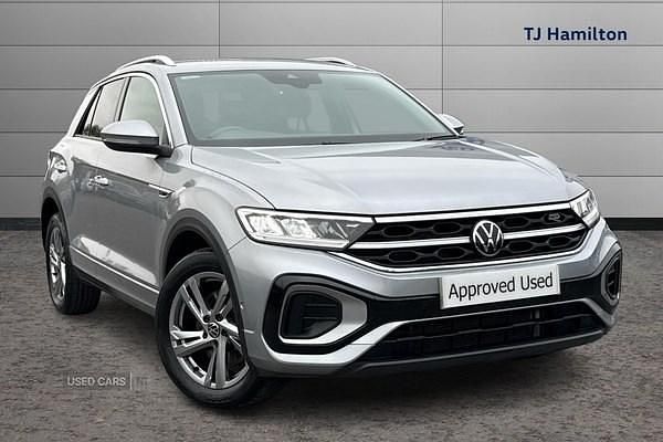 Silver Used 2023 VW T-Roc R-line SUV | £24,995 (Fair price) - Image 1/4
