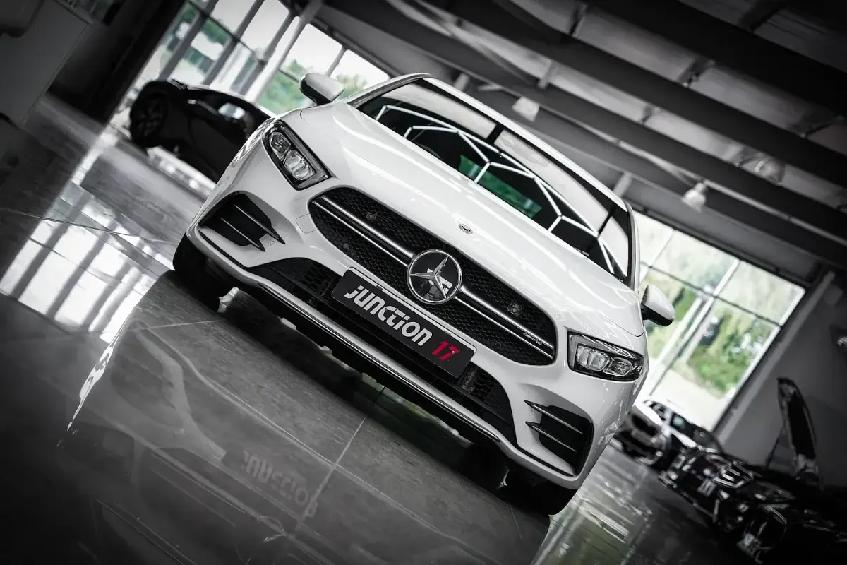 Used Mercedes A35 AMG Premium 2019 White Hatchback