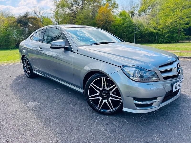 Begagnad Mercedes C220 AMG 2013 Silver