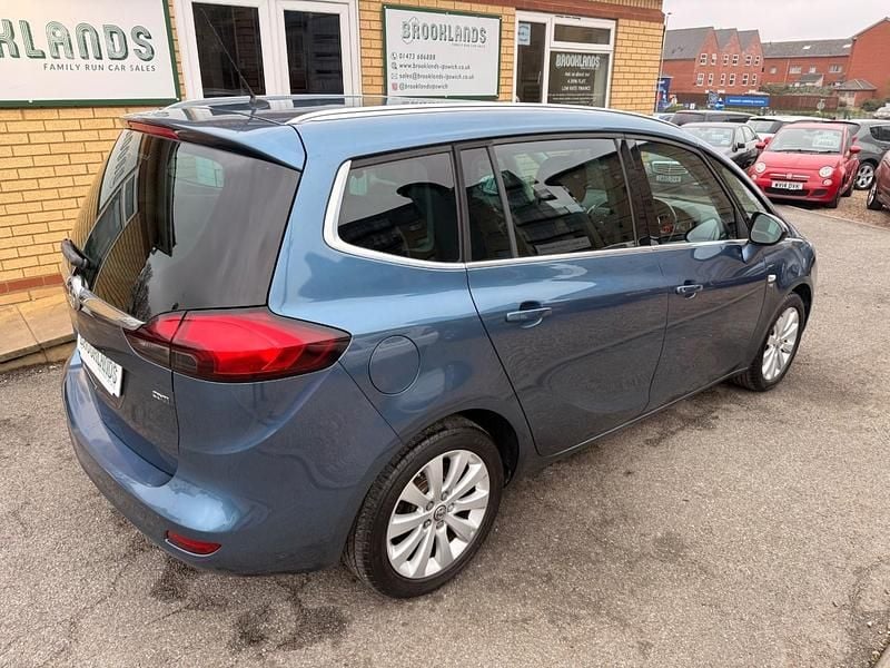 Used Vauxhall Zafira 2014 Blue MPV