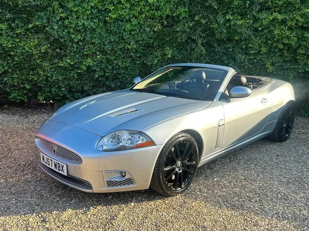 Used Jaguar XKR Supercharged 420 HP (308 kW) 2007 Silver Cabriolet