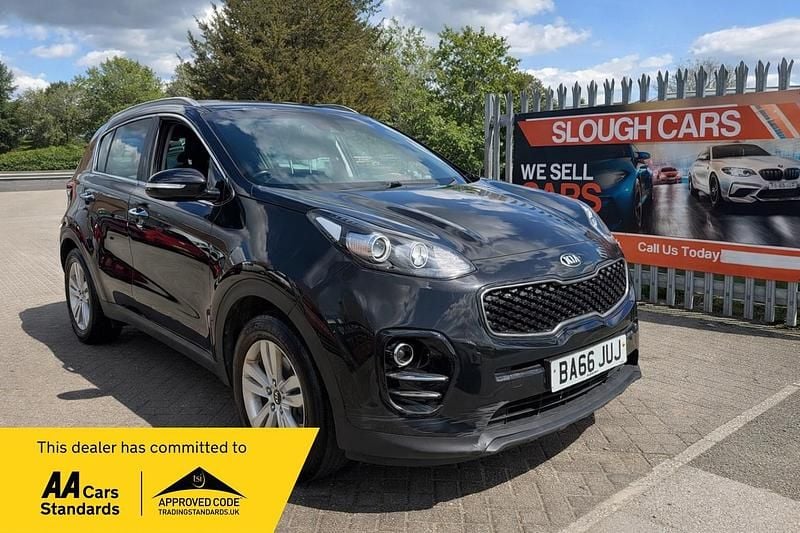 Begagnad Kia Sportage 115 HK (84 kW) 2017 Svart SUV